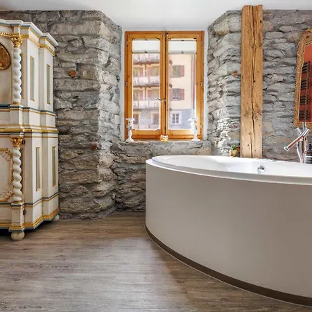 Vakantiehuis Stegmatte - Unique Luxury Triplex For 10 Persons Saas-Fee